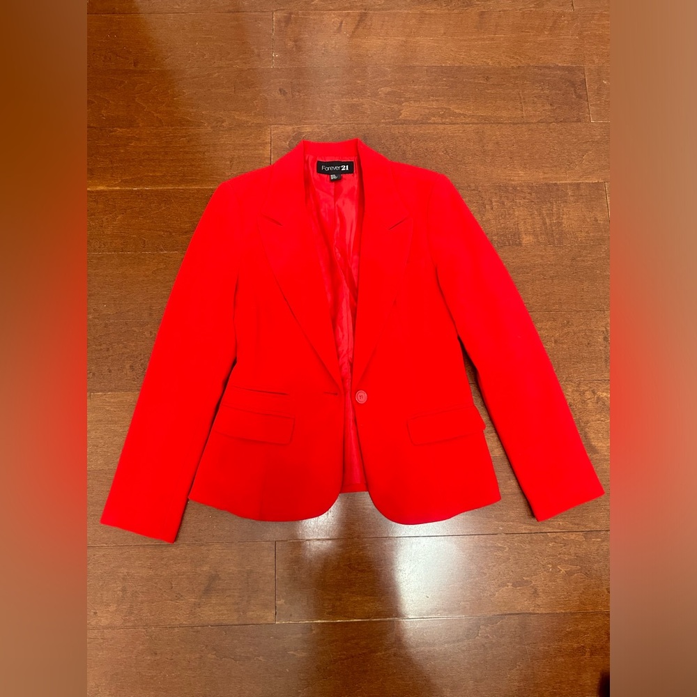 Forever 21 Red Blazer jacket